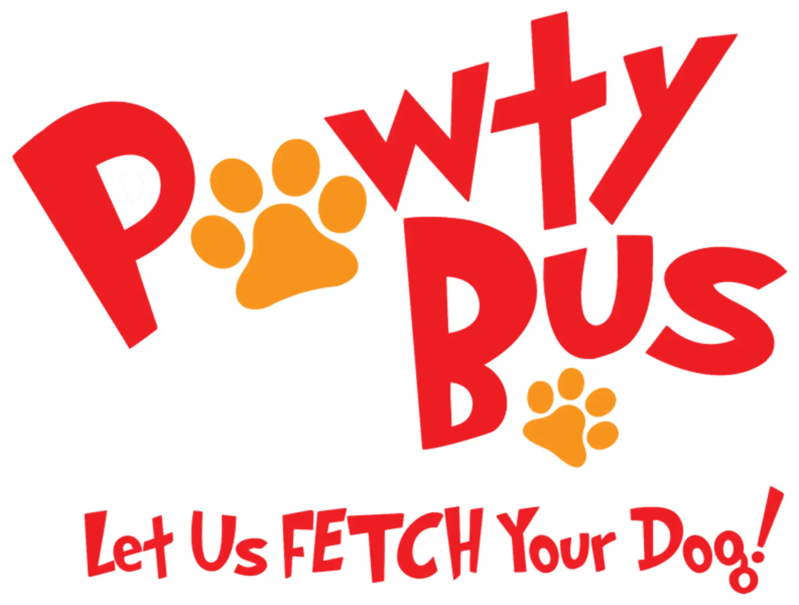 Pawty Bus Dog Taxi Logo